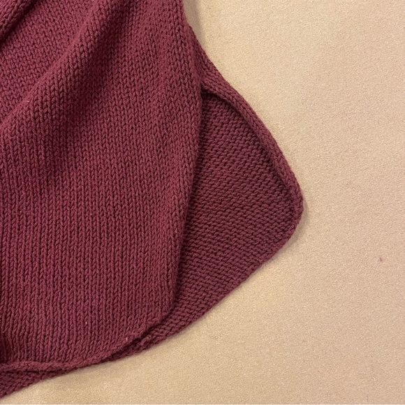 Wooden Ships Burgundy Karma Lightweight Knit Sweater Size M/L - Picture 2 of 12